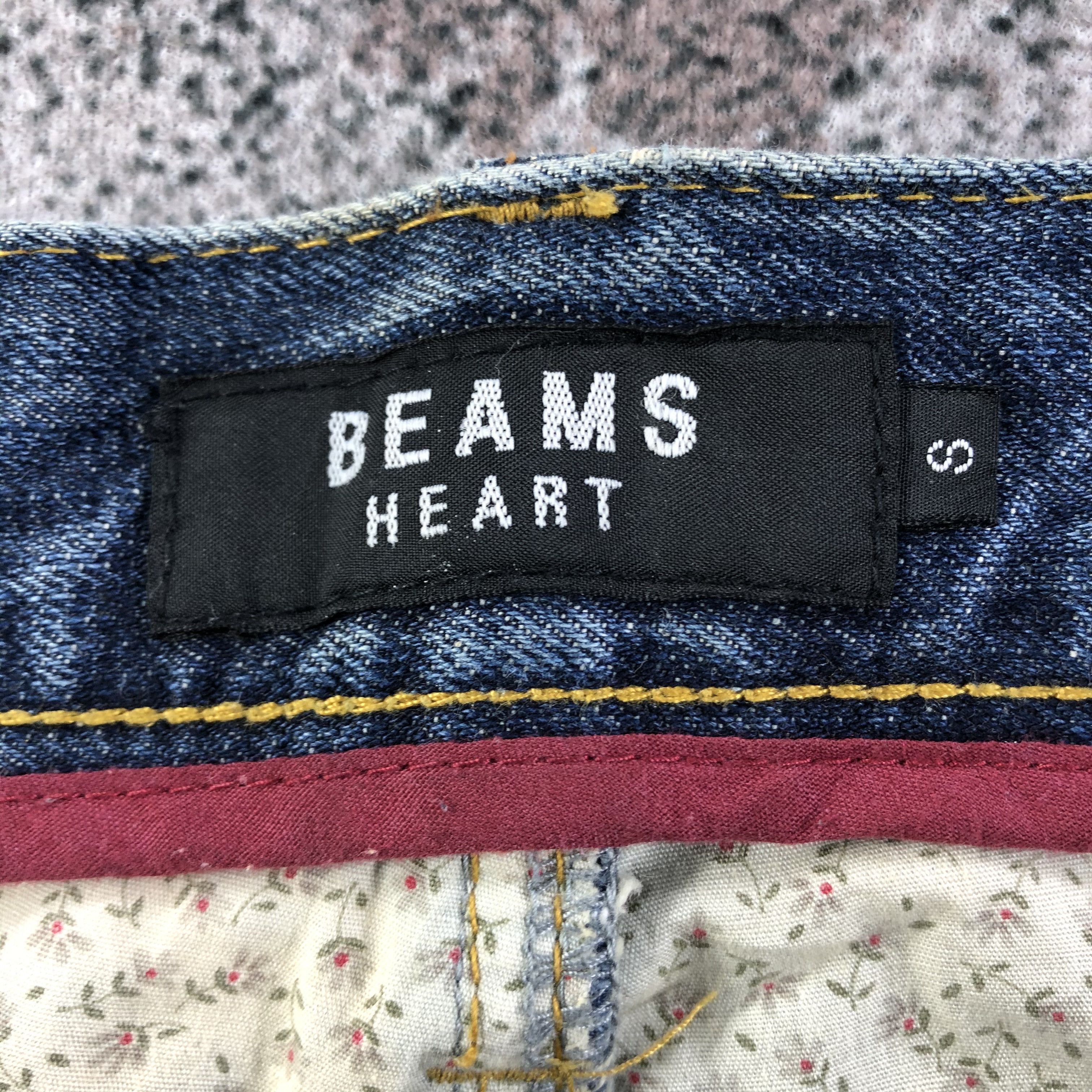 Beams Plus Beams Heart Jeans Blue Wash Denim KJ1818 Size US 32 / EU 48 - 9 Thumbnail
