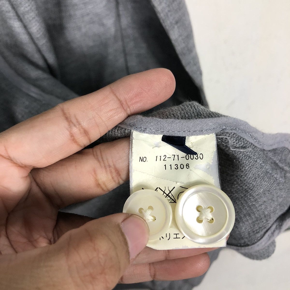 Japanese Brand 📌Vintage Light Cardigan Button Ships Japan Size US L / EU 52-54 / 3 - 20 Thumbnail