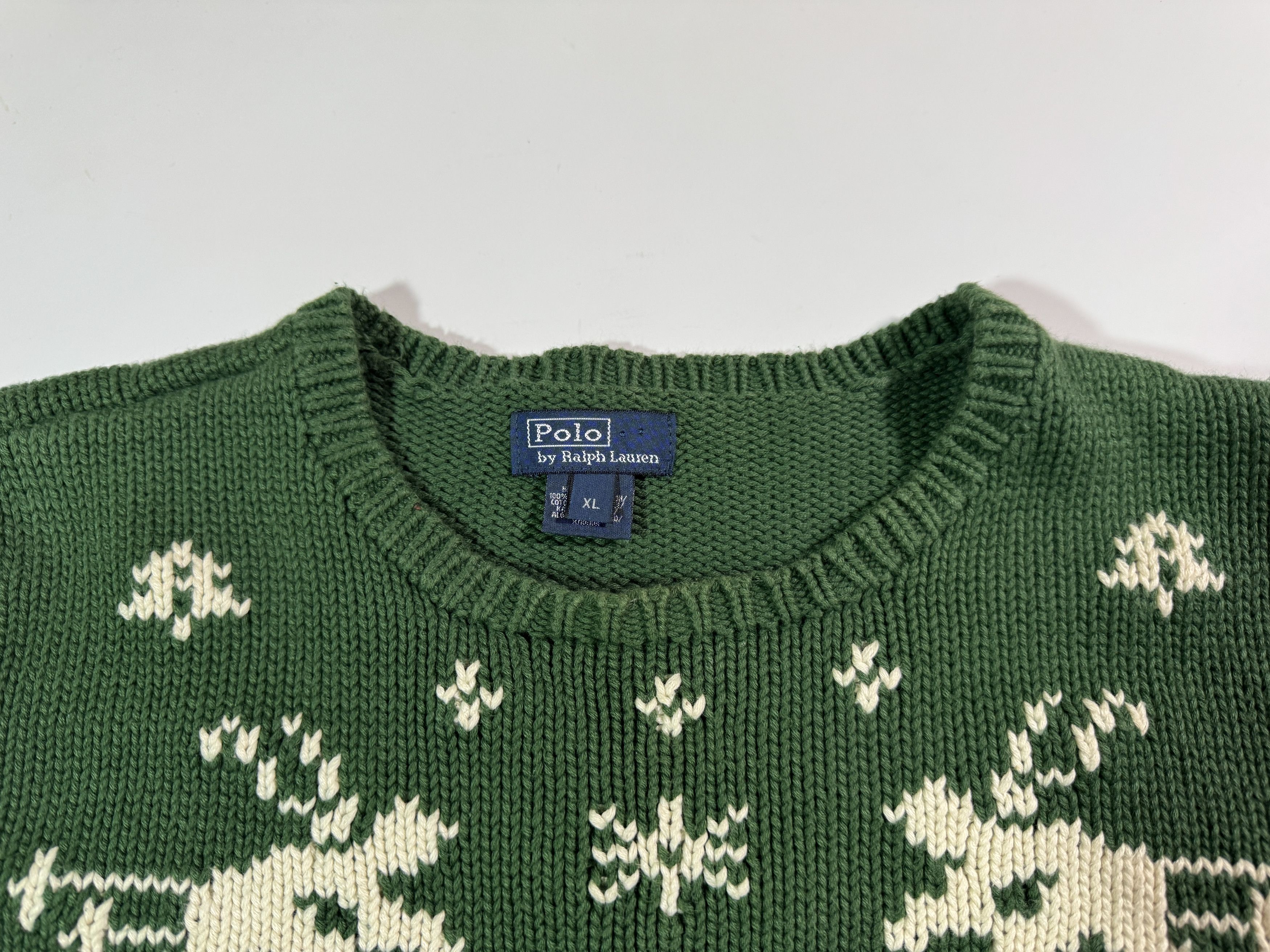 Polo Ralph Lauren Polo Ralph Lauren Sweater Ski Knit Wear Knitted Green Size US M / EU 48-50 / 2 - 5 Thumbnail