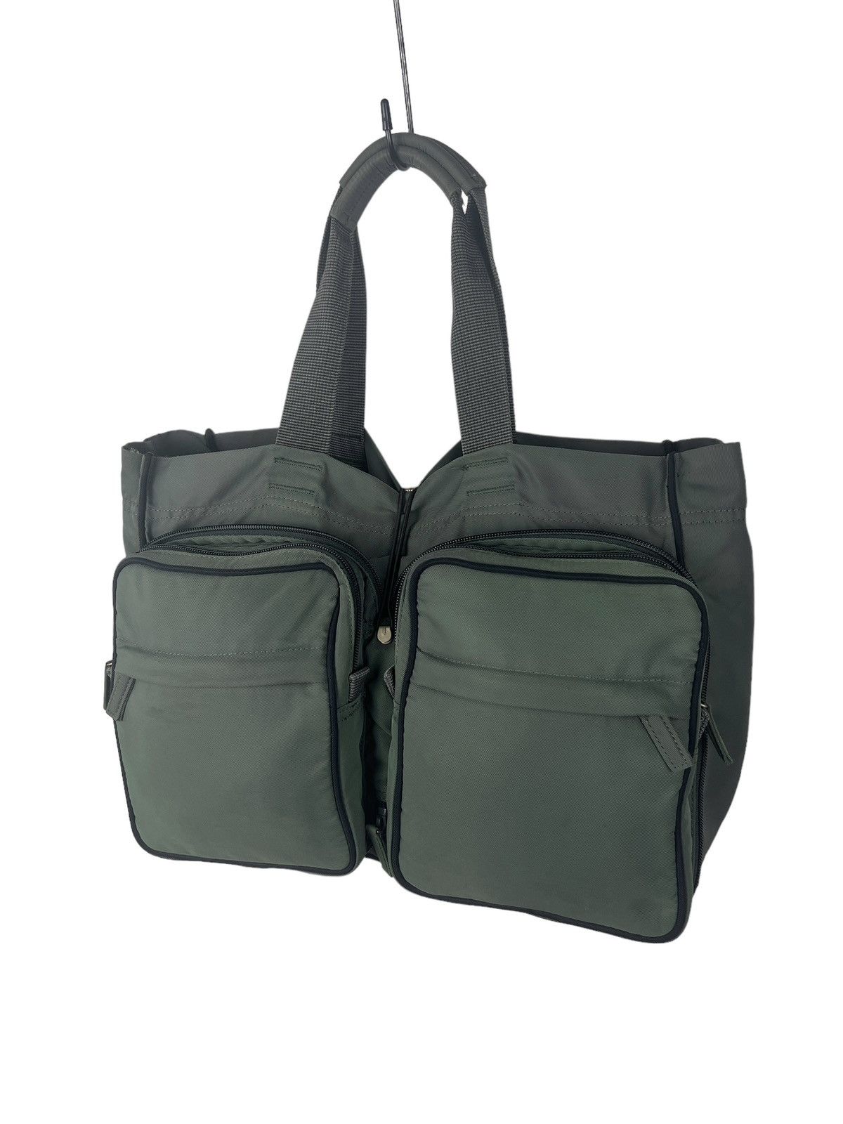 Issey Miyake AW2000 Issey Miyake Teal Convertible Tactical Tote Bag Size ONE SIZE - 23 Thumbnail