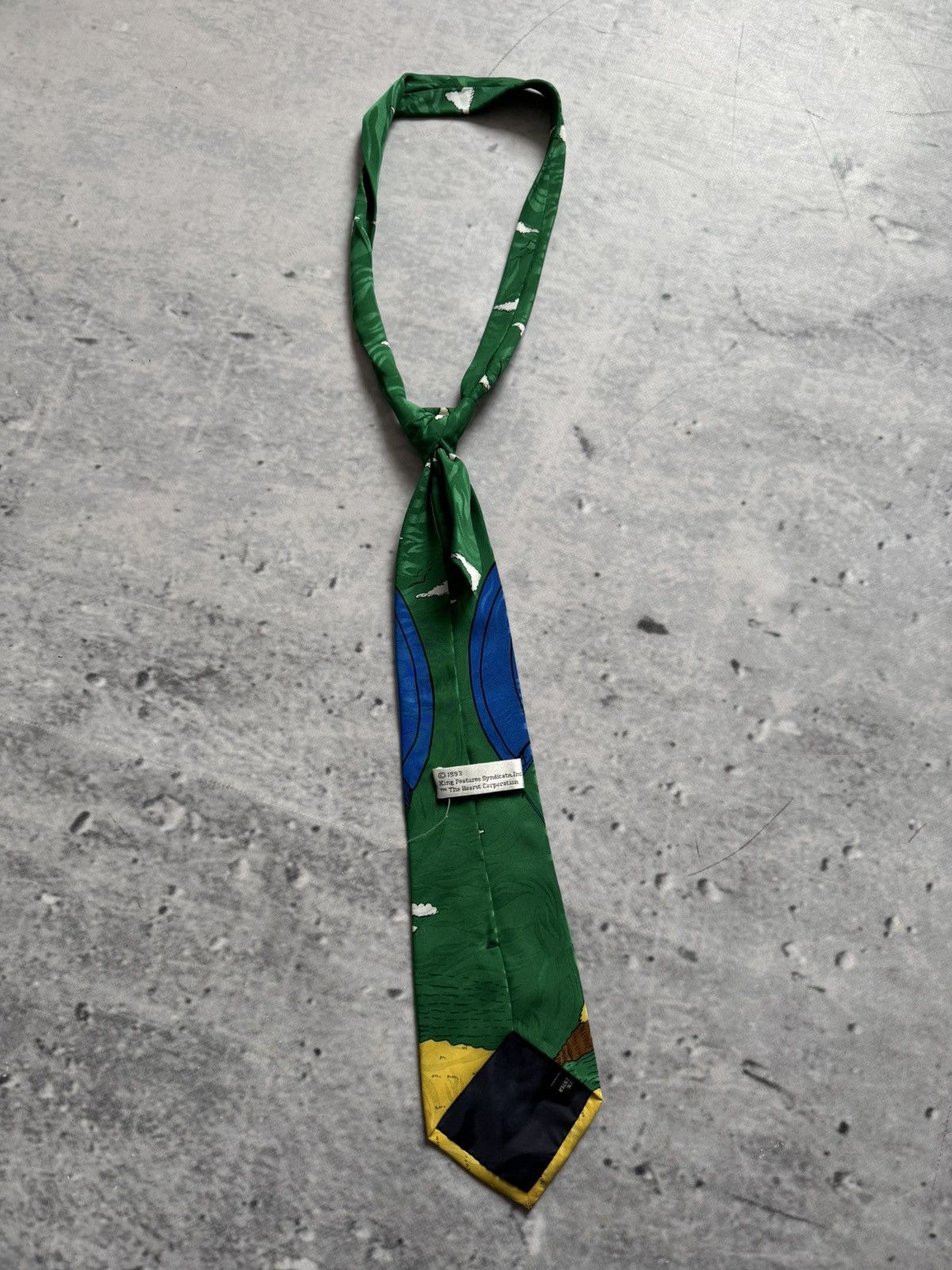 Heineken × Vintage Vintage Green Heineken rare tie Cartoon Papaye Size ONE SIZE - 4 Thumbnail