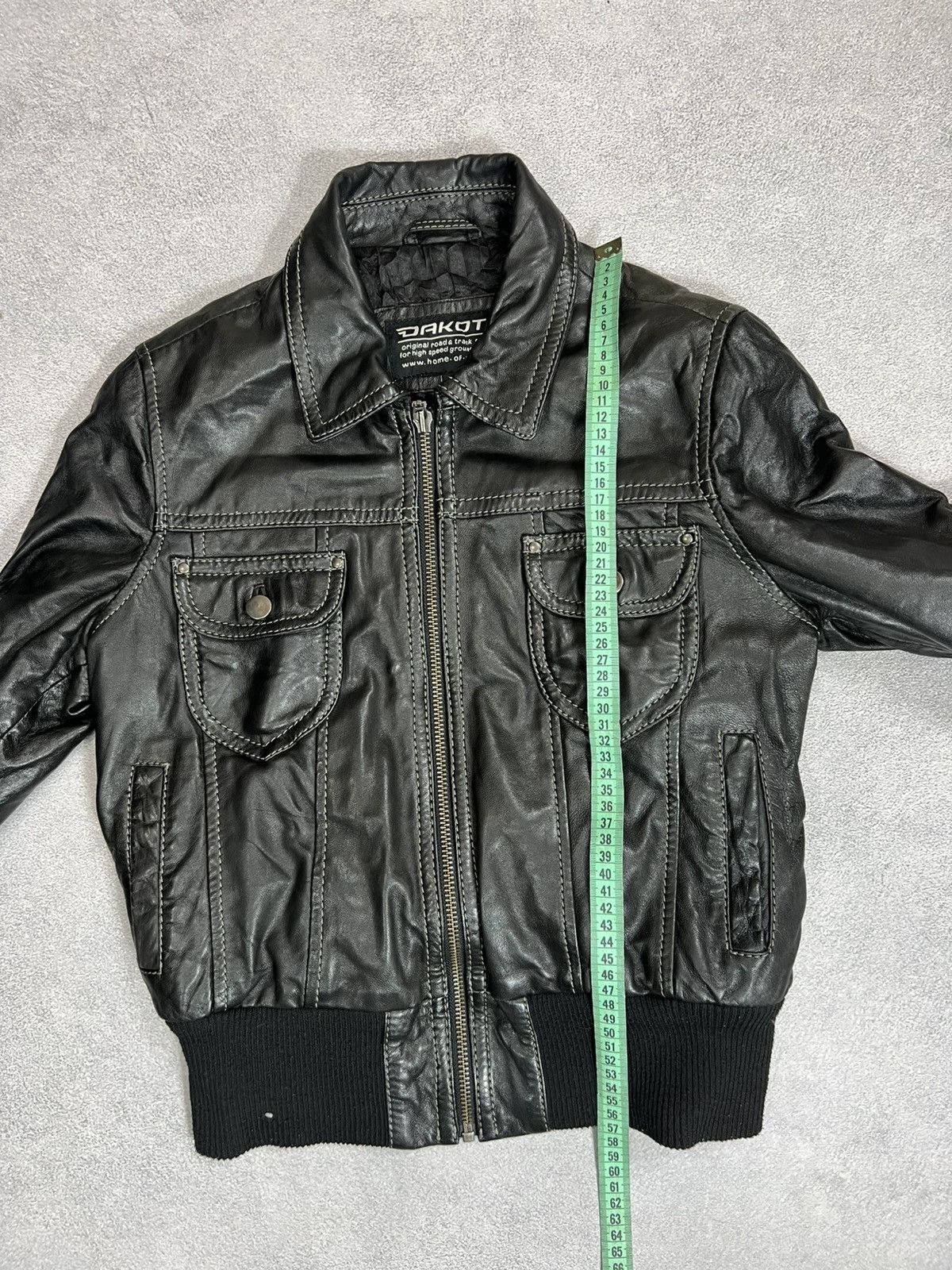 Yohji Yamamoto VTG Cropped Distressed Rick Owens Style Leather Diesel jacke Size US M / EU 48-50 / 2 - 10 Thumbnail