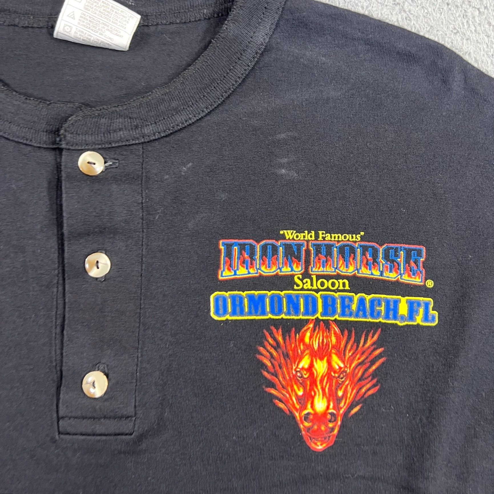 Vintage VINTAGE VTG Iron Horse Saloon Bike Flame Long Sleeve T Shirt Mens M Size US M / EU 48-50 / 2 - 3 Thumbnail