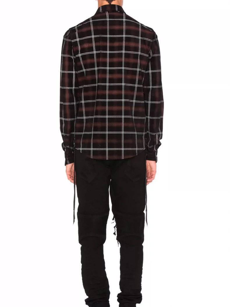 Amiri Amiri 15AW Suede Plaid Shirt Size US M / EU 48-50 / 2 - 8 Thumbnail