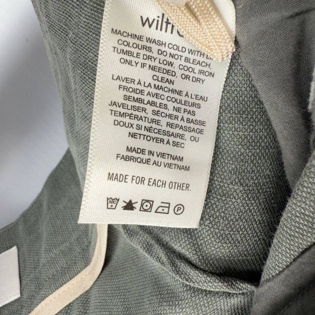 Other WILFRED ARITZIA Allant Linen Blend Green Pants Size 2 Size 24" / US 00 / IT 34 - 4 Thumbnail