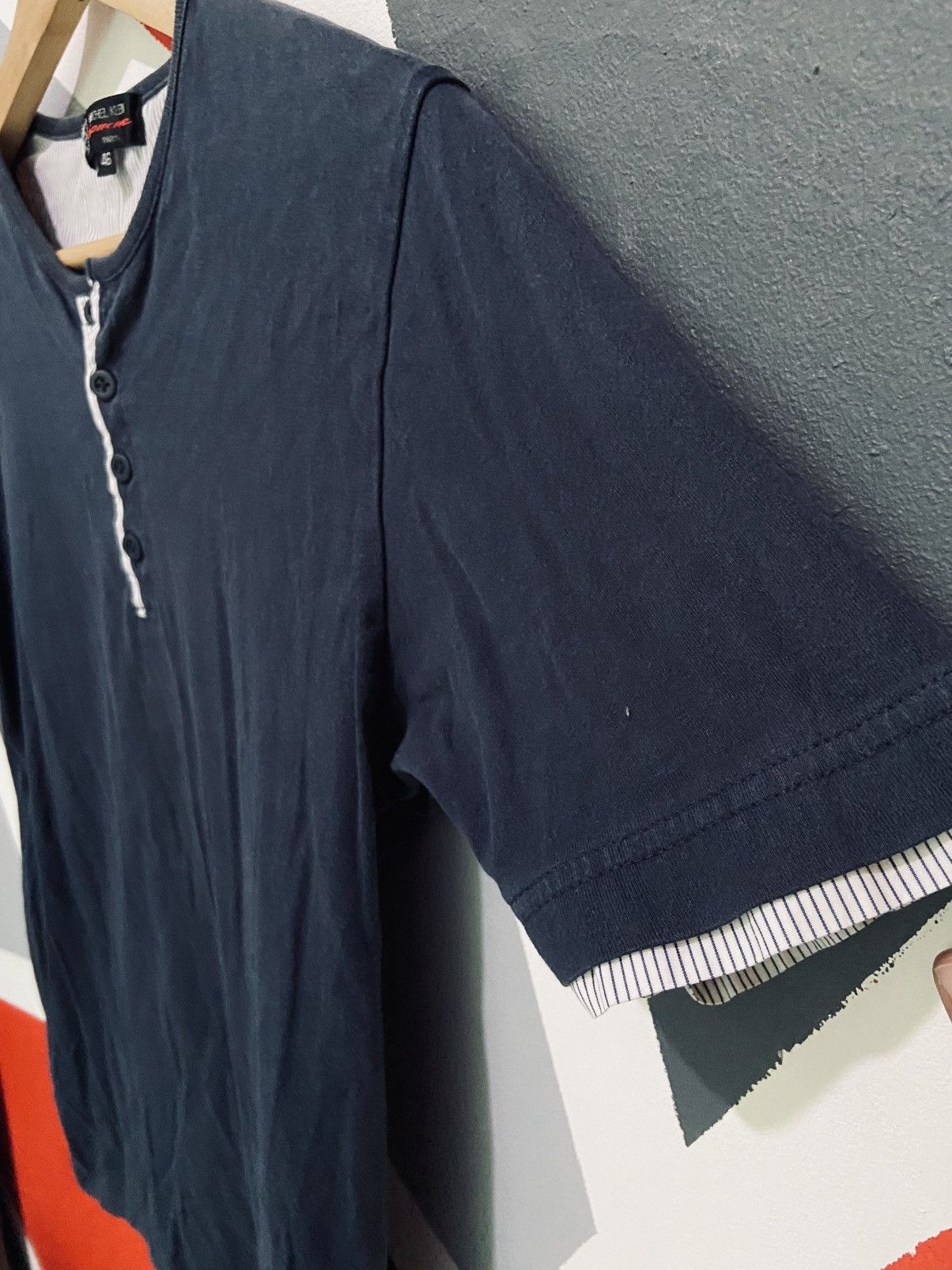 Michel Klein Michel Klein Half Button Tee Size US XS / EU 42 / 0 - 3 Thumbnail