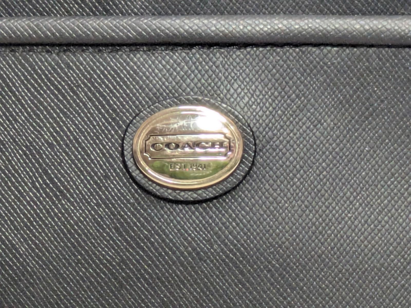 Coach Coach Peyton Jordan Satchel Bag Black Saffiano Leather Size ONE SIZE - 7 Thumbnail