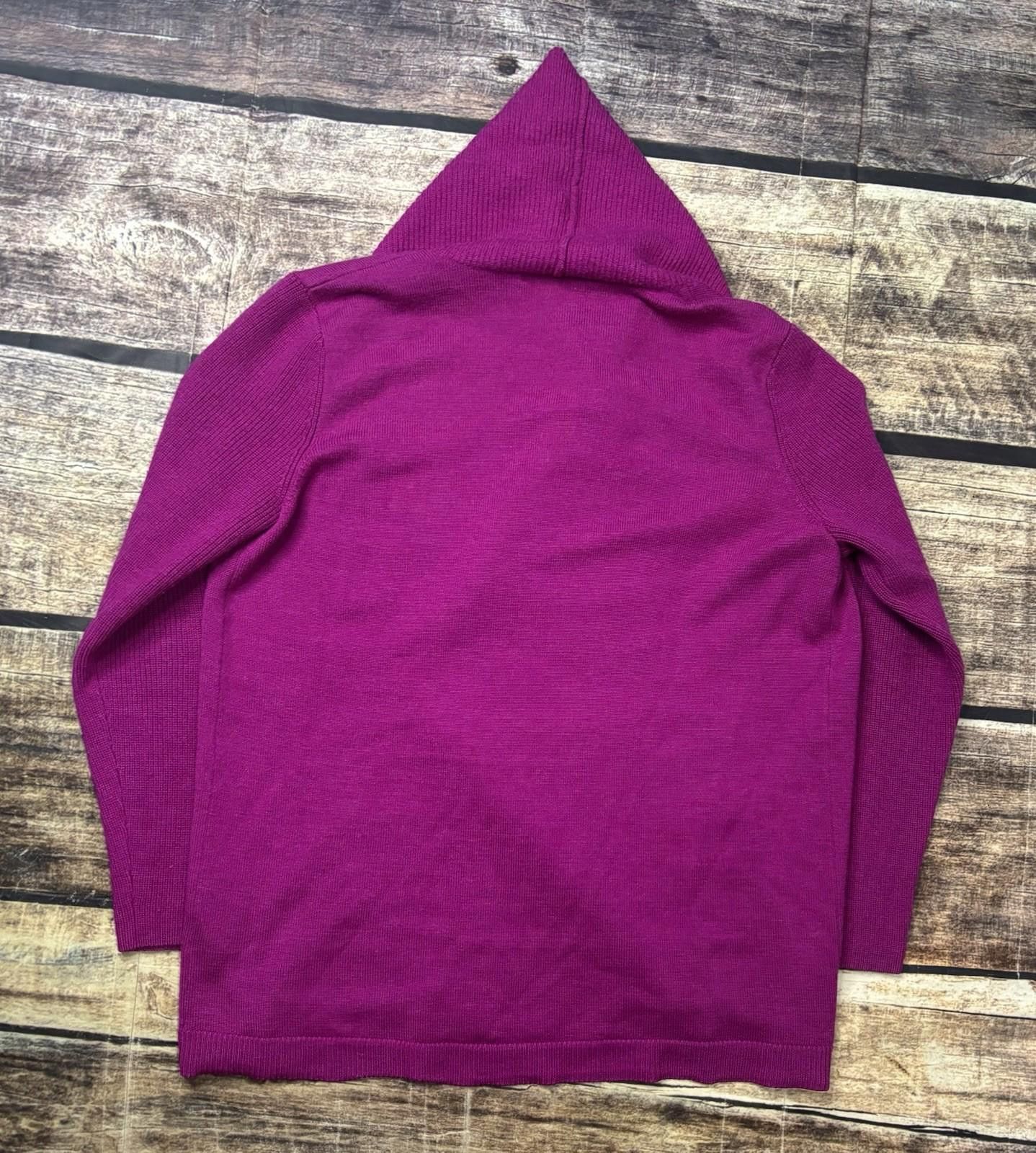 Lauren Ralph Lauren Lauren Ralph Lauren Cardigan Sweater Merino Wool Shawl Size XL / US 12-14 / IT 48-50 - 3 Thumbnail