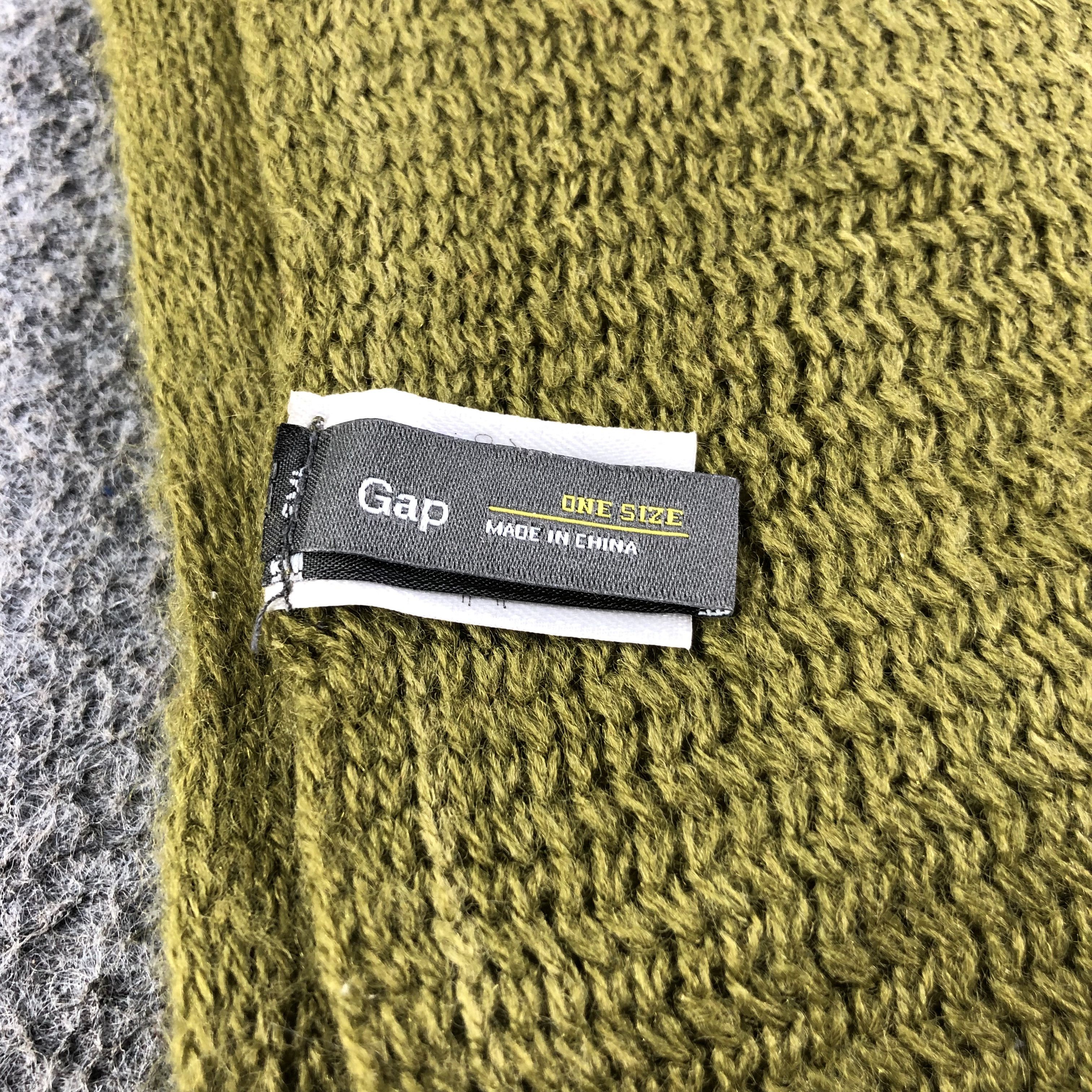 Gap GAP Knit Tri Color Scarf Muffler V1247 Size ONE SIZE - 2 Thumbnail