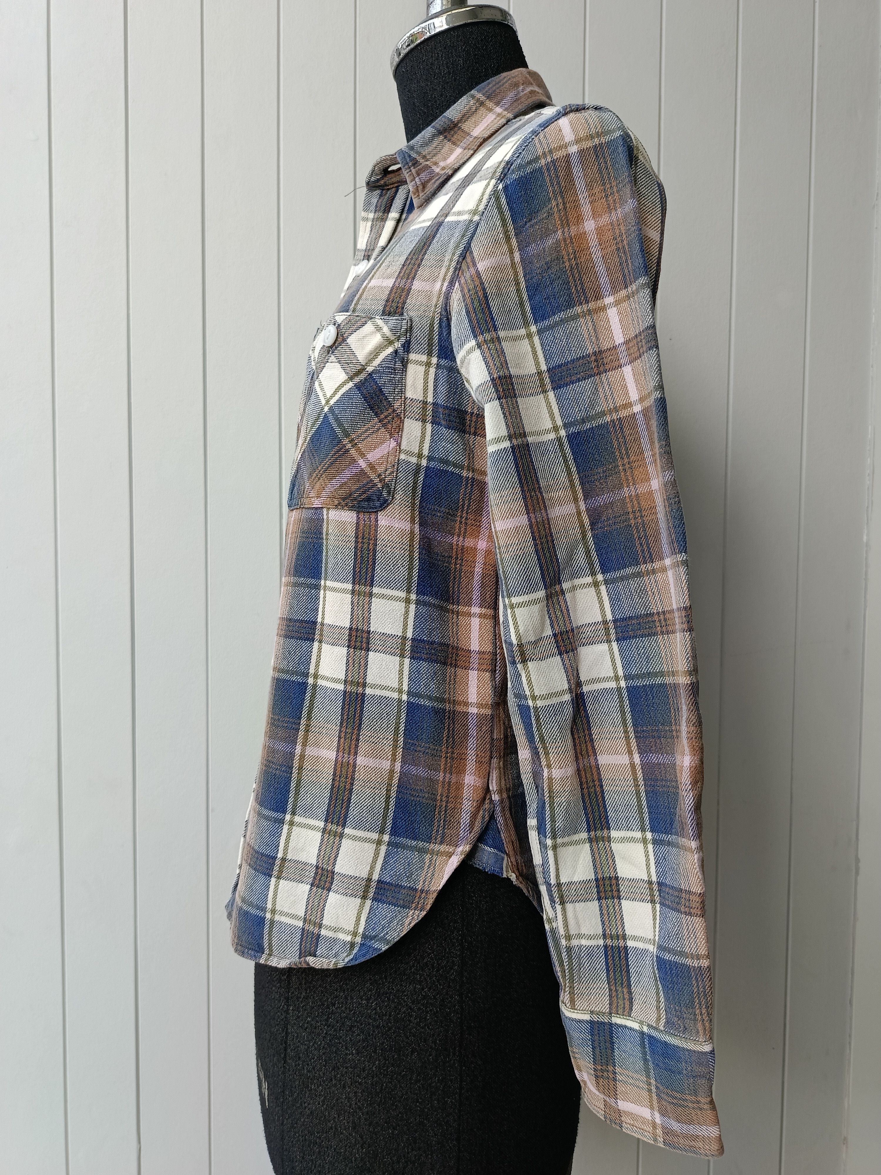 Beams Plus × Japanese Brand BEAMS BOY the working girl Japan plaid ladies small shirt Size S / US 4 / IT 40 - 7 Thumbnail