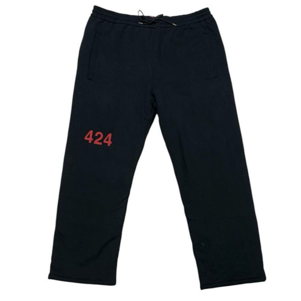 424 424 PADDED SWEATPANTS XL DOUBLE LAYERED PUFFER Size US 34 / EU 50 - 1 Thumbnail