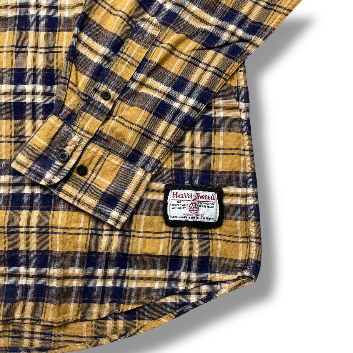 Harris Tweed CLOSSHI x Harris Tweed Flannel Shirt Size US XL / EU 56 / 4 - 4 Thumbnail