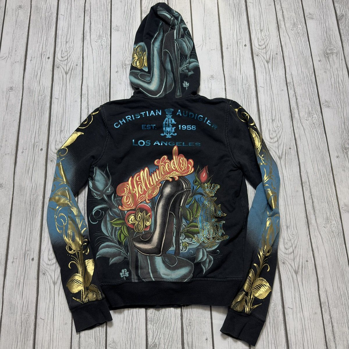 Christian Audigier Christian Audigier hoodie Size L / US 10 / IT 46 - 2 Thumbnail