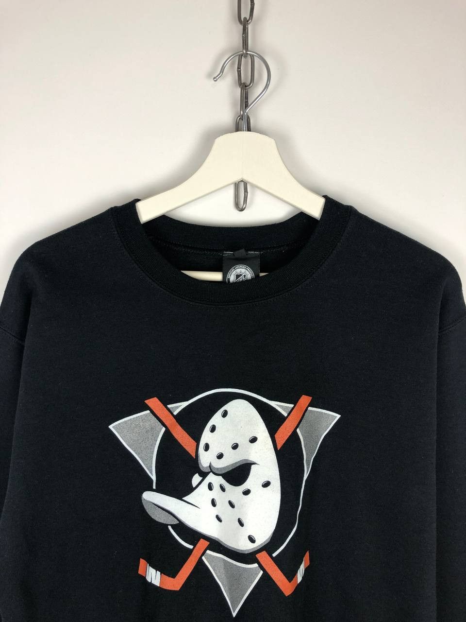 NHL NHL The Mighty Ducks Sweatshirt Pullover size S Black Size US S / EU 44-46 / 1 - 2 Thumbnail