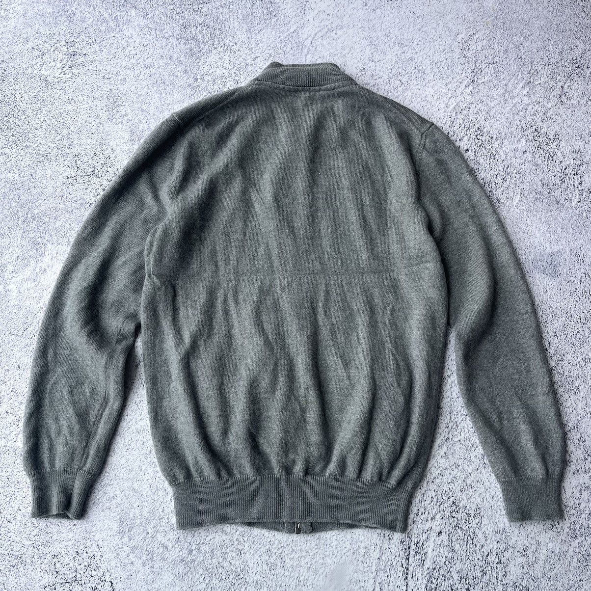 Gucci Gucci zip-up grey wool sweater made in Italy Size US XL / EU 56 / 4 - 10 Thumbnail