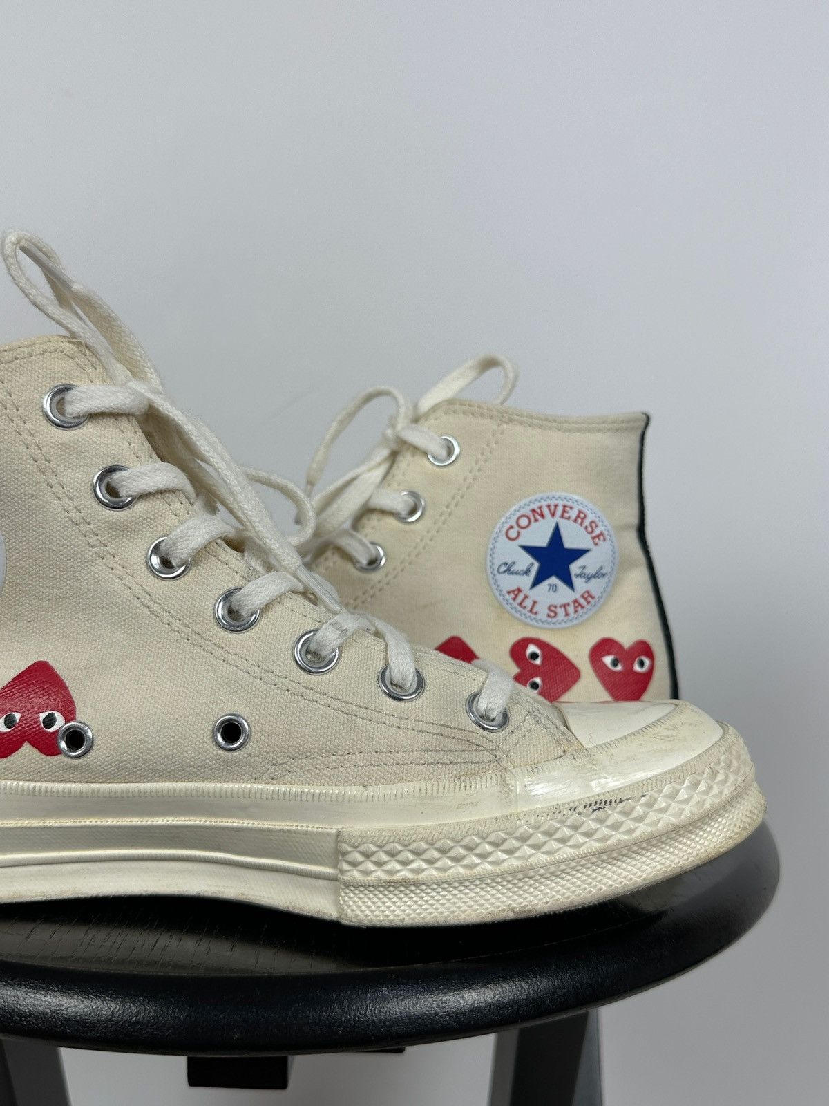 Comme des Garcons Comme Des Garçons x Chuck Taylor Converse All Star Hi Top Size US 5 / EU 37 - 18 Thumbnail