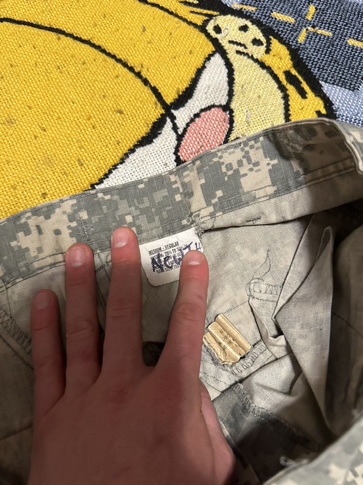 Vintage Vintage Desert Camo Military Cargo Pants Size US 34 / EU 50 - 5 Thumbnail
