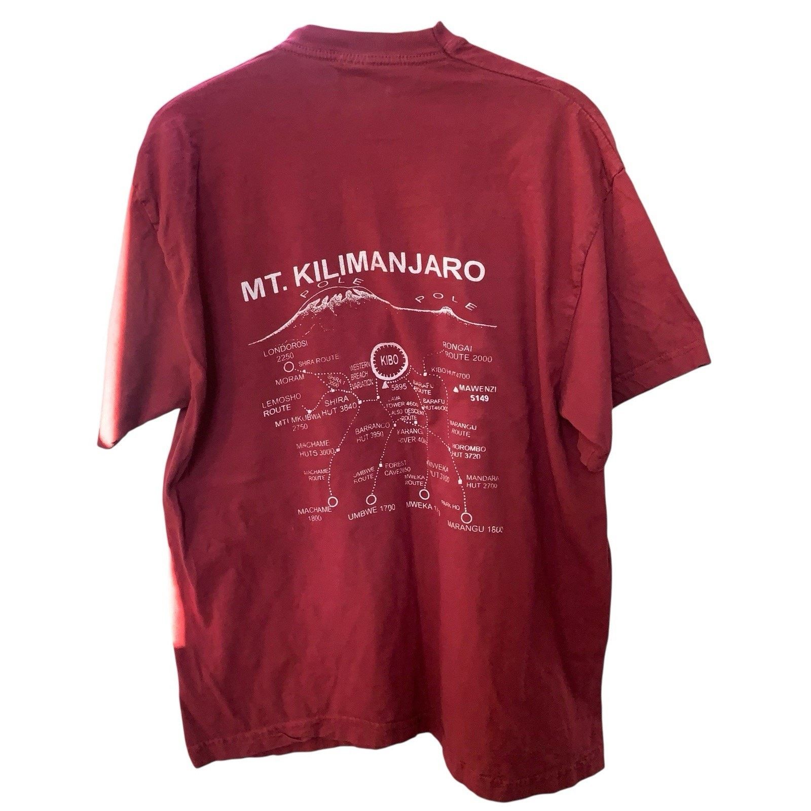 Rei Vintage Mt. Kilimanjaro Uhuru Peak T-Shirt Tanzania Men's Size US L / EU 52-54 / 3 - 3 Thumbnail