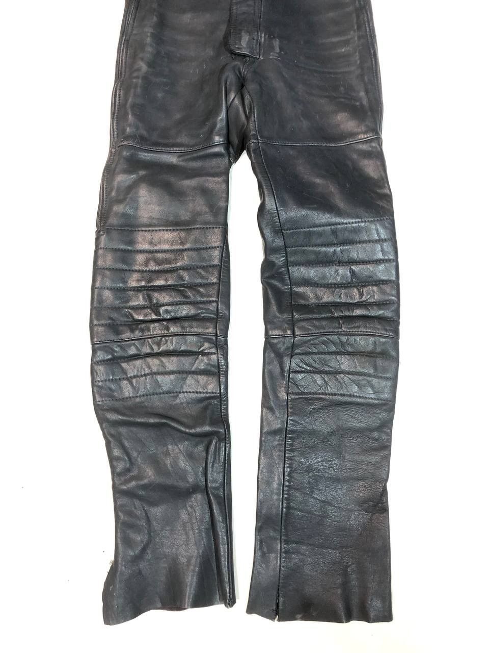 Hein Gericke × Vintage Hein Gericke Vintage Rare Moto Biker Leather Pants Size US 30 / EU 46 - 3 Thumbnail