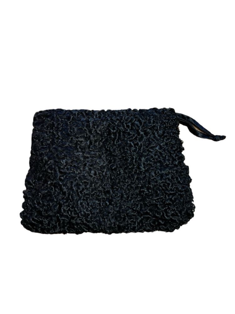 Vintage Vintage 1940's Persian Fur Hand Muff Purse with Zip Pocket Size ONE SIZE - 1 Thumbnail