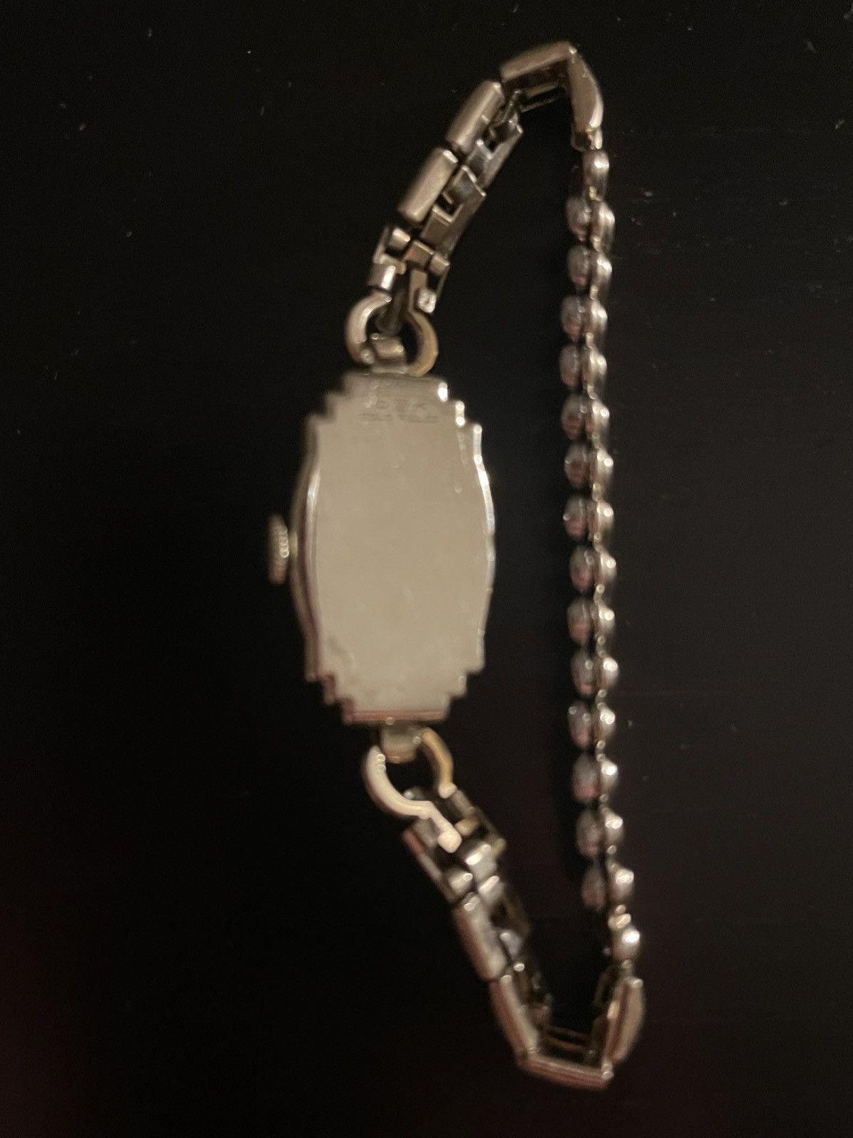 Vintage 14k White Gold Elgin Watch Size ONE SIZE - 2 Thumbnail