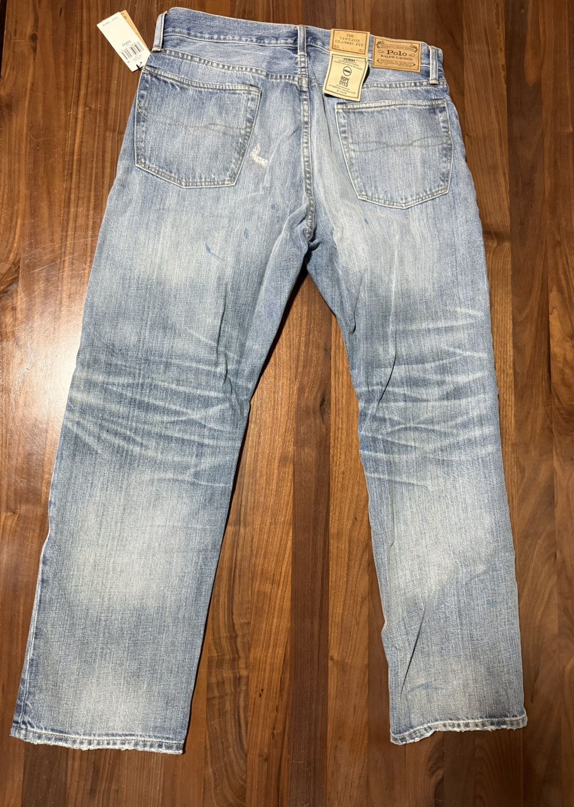 Polo Ralph Lauren Polo Ralph Lauren Blue Jeans Size 33/32 Distressed Denim Size US 33 - 11 Thumbnail