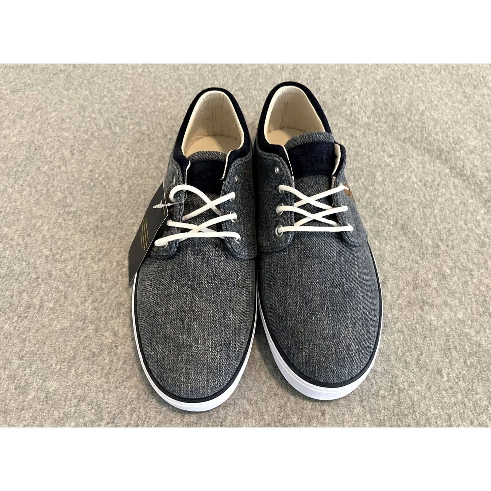 Polo Ralph Lauren Polo Ralph Lauren Faxon Low Denim Swan Suede Big Pony Shoes Mens Size 9.5 New Size US M / EU 48-50 / 2 - 3 Thumbnail