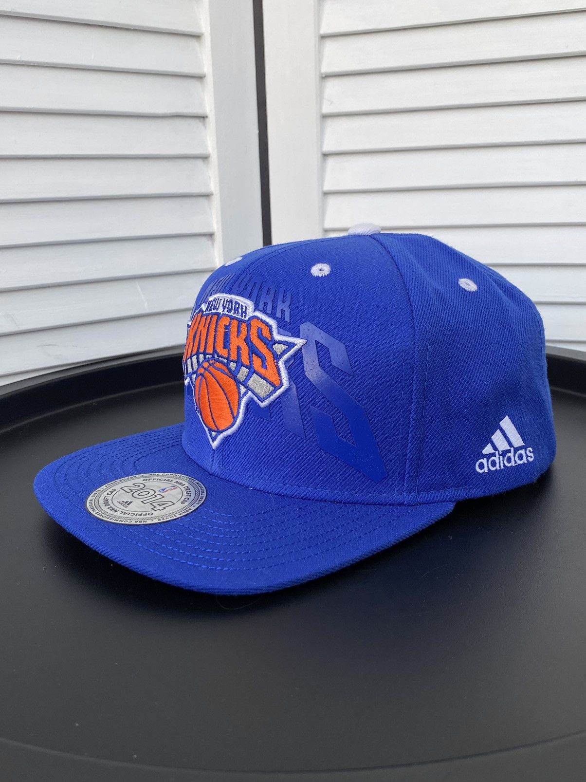 Adidas × NBA Adidas New York Knicks Draft NBA Basketball 2014 Snapback Size ONE SIZE - 3 Thumbnail