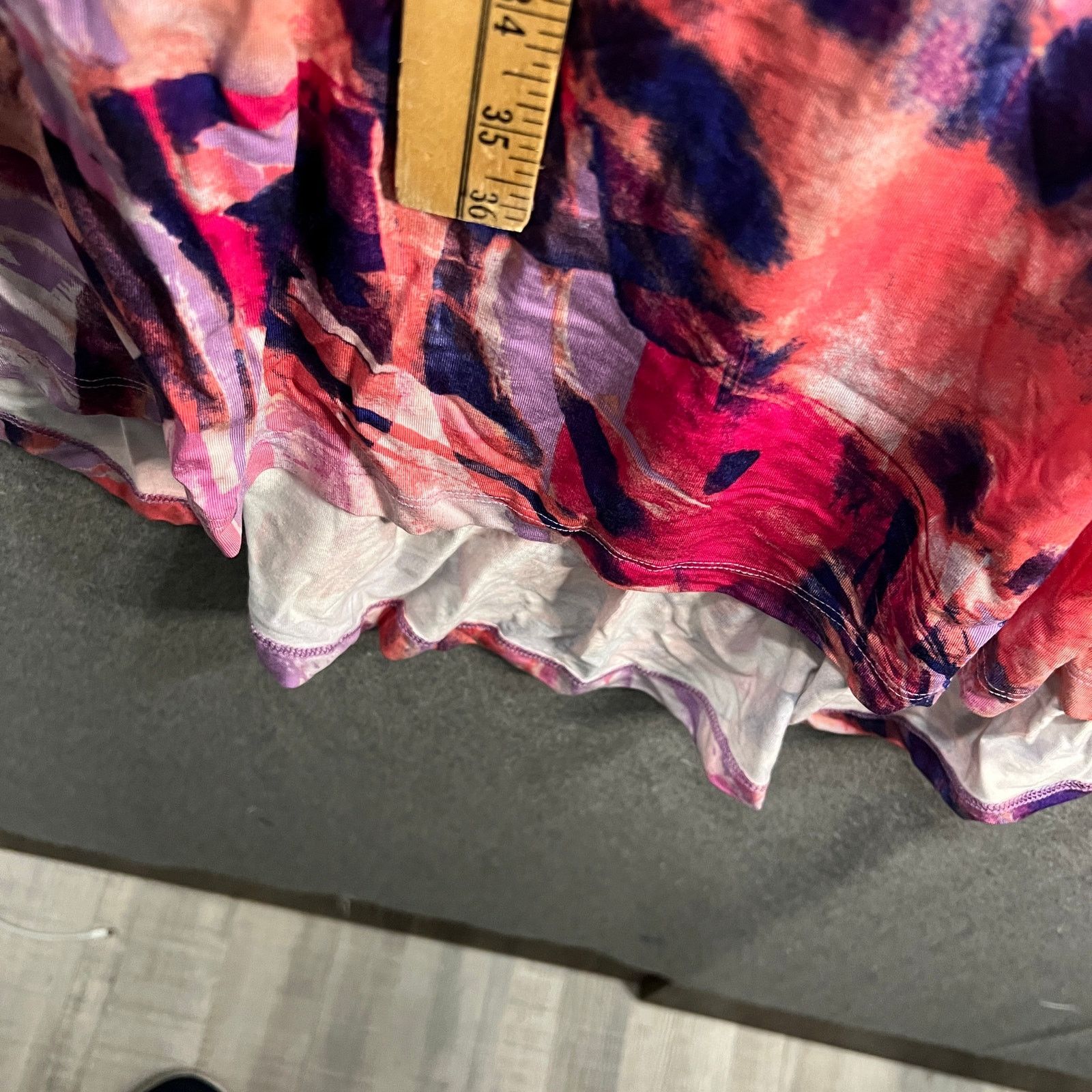 Other LOGO by Lori Goldstein Regular Printed Ravon Hi-Low H Size XS / US 0-2 / IT 36-38 - 7 Thumbnail