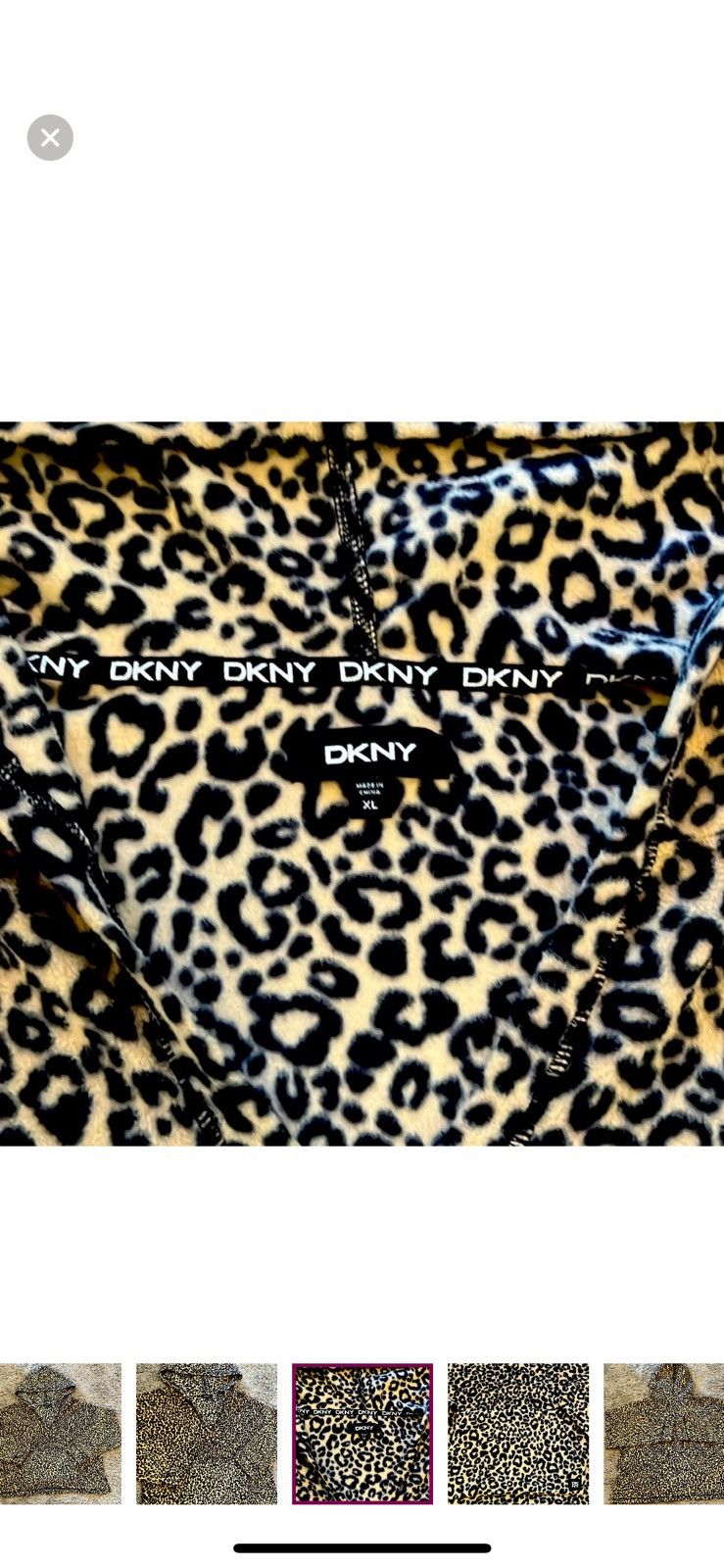 DKNY DKNY CHEETAH HOODIE Size XL / US 12-14 / IT 48-50 - 4 Thumbnail