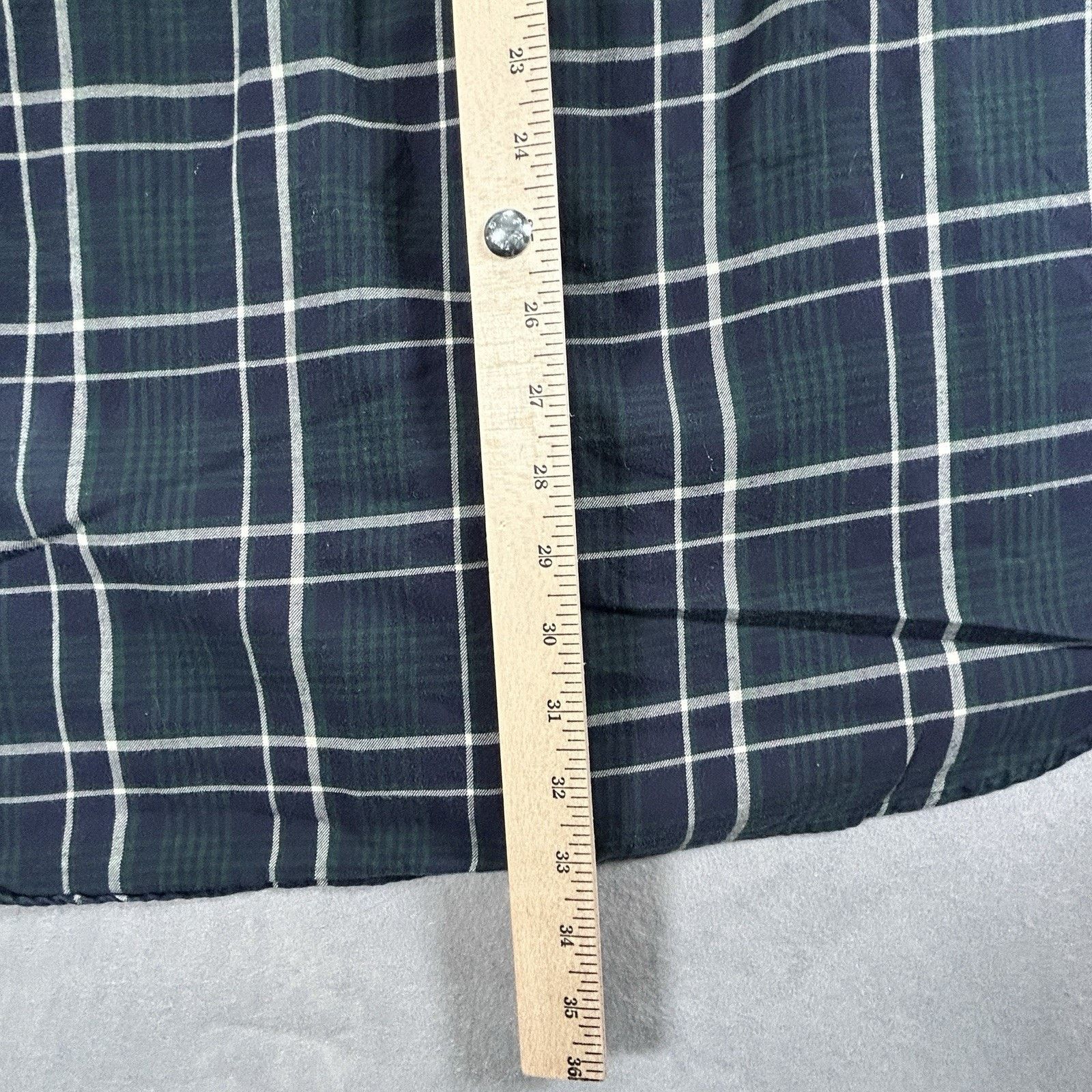 Lauren Ralph Lauren Ralph Lauren Blaire Large Blue Green Plaid Button Down Shirt Size US XL / EU 56 / 4 - 7 Thumbnail