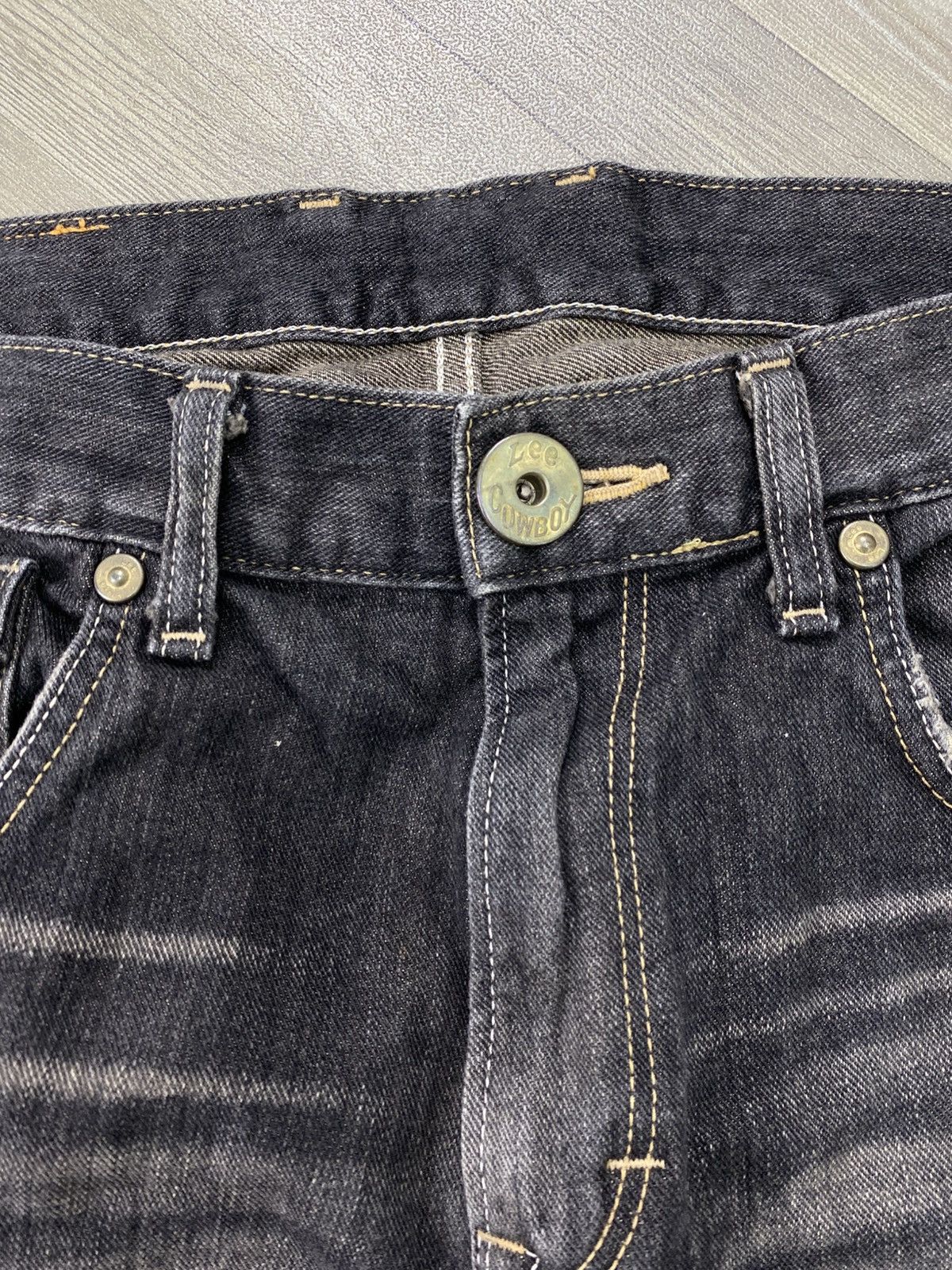 Japanese Brand Flared Jeans Edwin Japan Acid Wash Clawmark Boot Cut Lgb Y2K Size US 32 / EU 48 - 7 Thumbnail
