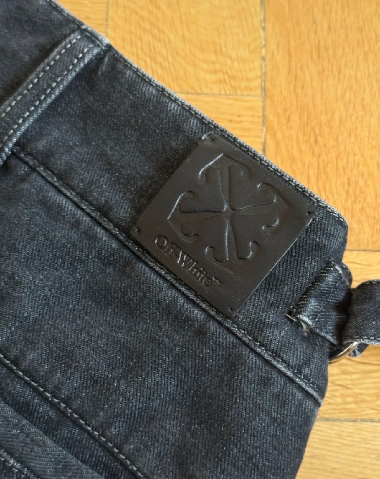Off-White Off white denim zipper pants Size US 30 / EU 46 - 11 Thumbnail