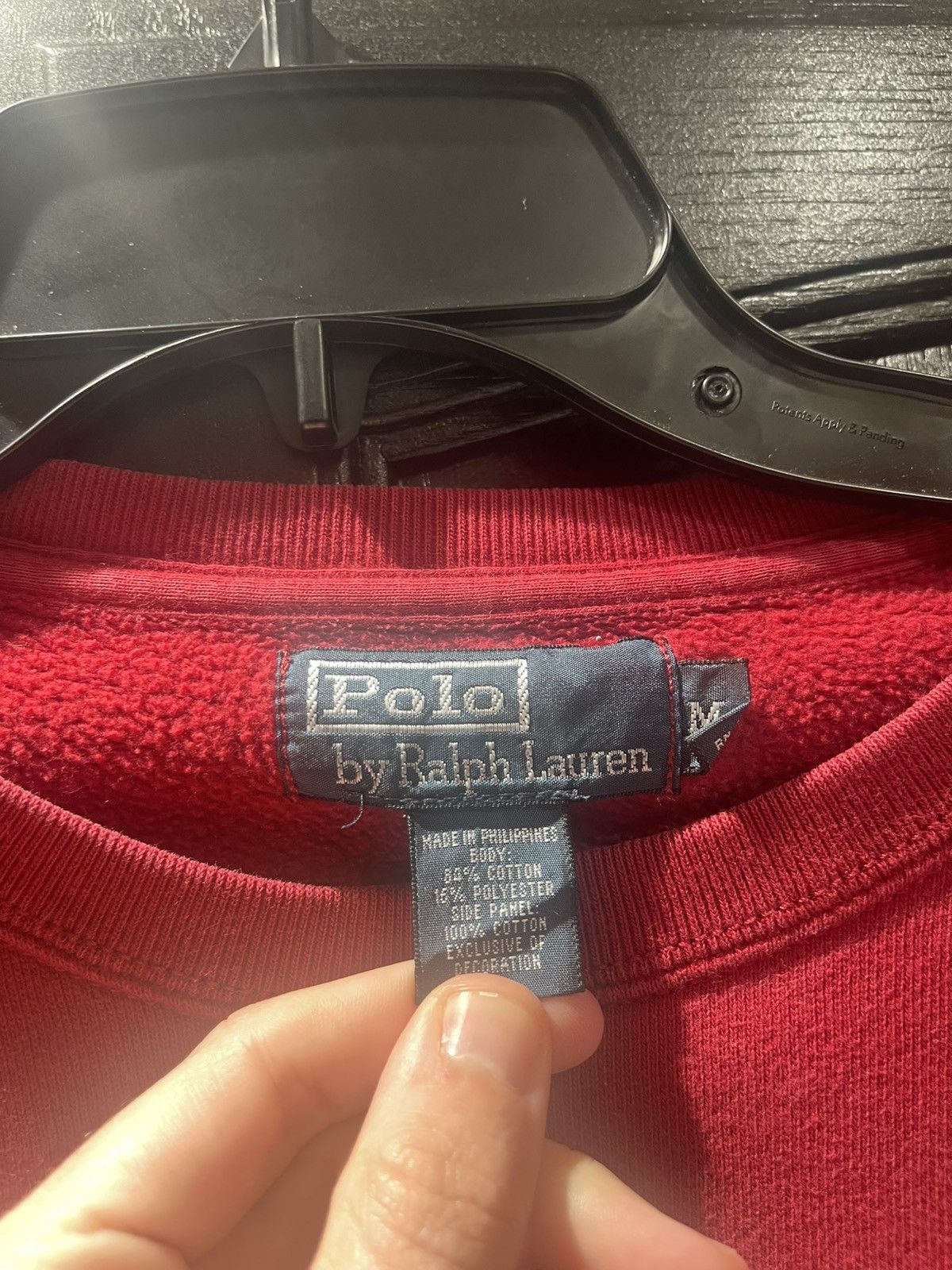 Polo Ralph Lauren Men's Polo by Ralph Lauren Red Crewneck Long Sleeve Size US M / EU 48-50 / 2 - 3 Thumbnail