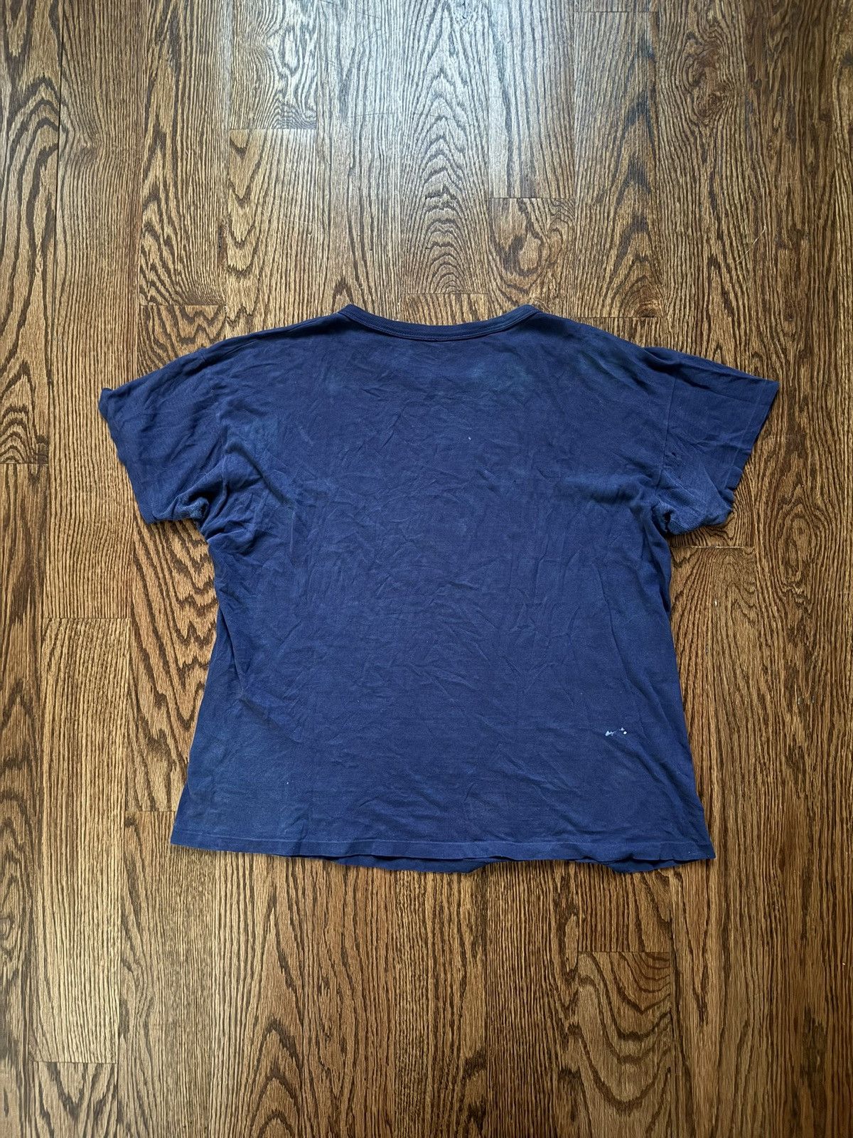 Vintage Navy Blue Sigma Nu fraternity t-shirt Size US M / EU 48-50 / 2 - 2 Thumbnail