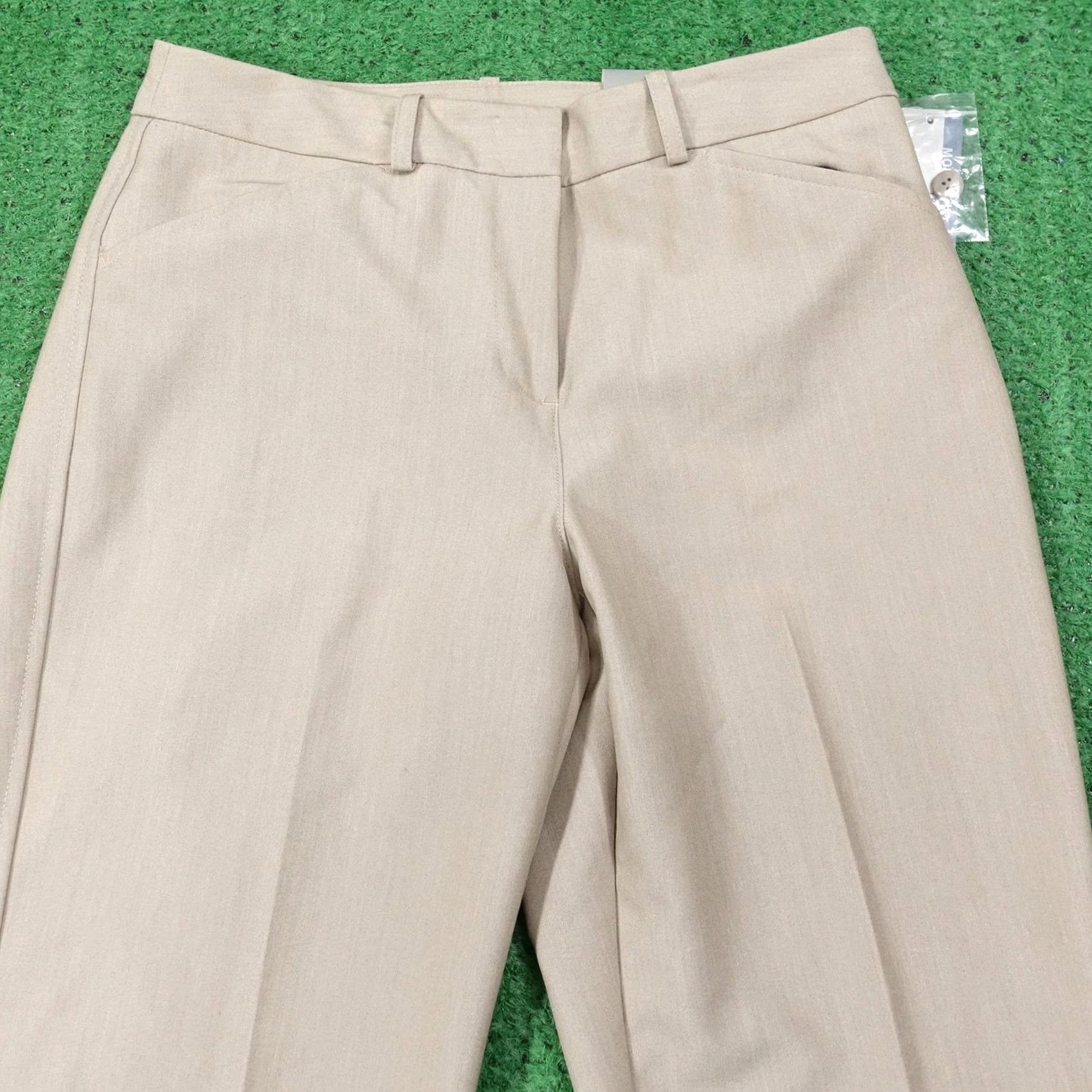 Worthington Worthington Pants Womens 4 Beige Modern Fit Trouser Leg Dress Pants 28x32 Size 27" / US 4 / IT 40 - 2 Thumbnail