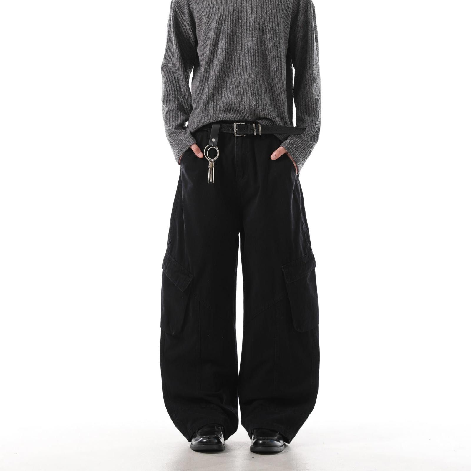 Jean Wide Leg Cargo Jeans Baggy Fit Utility Pants Size US 32 / EU 48 - 3 Thumbnail