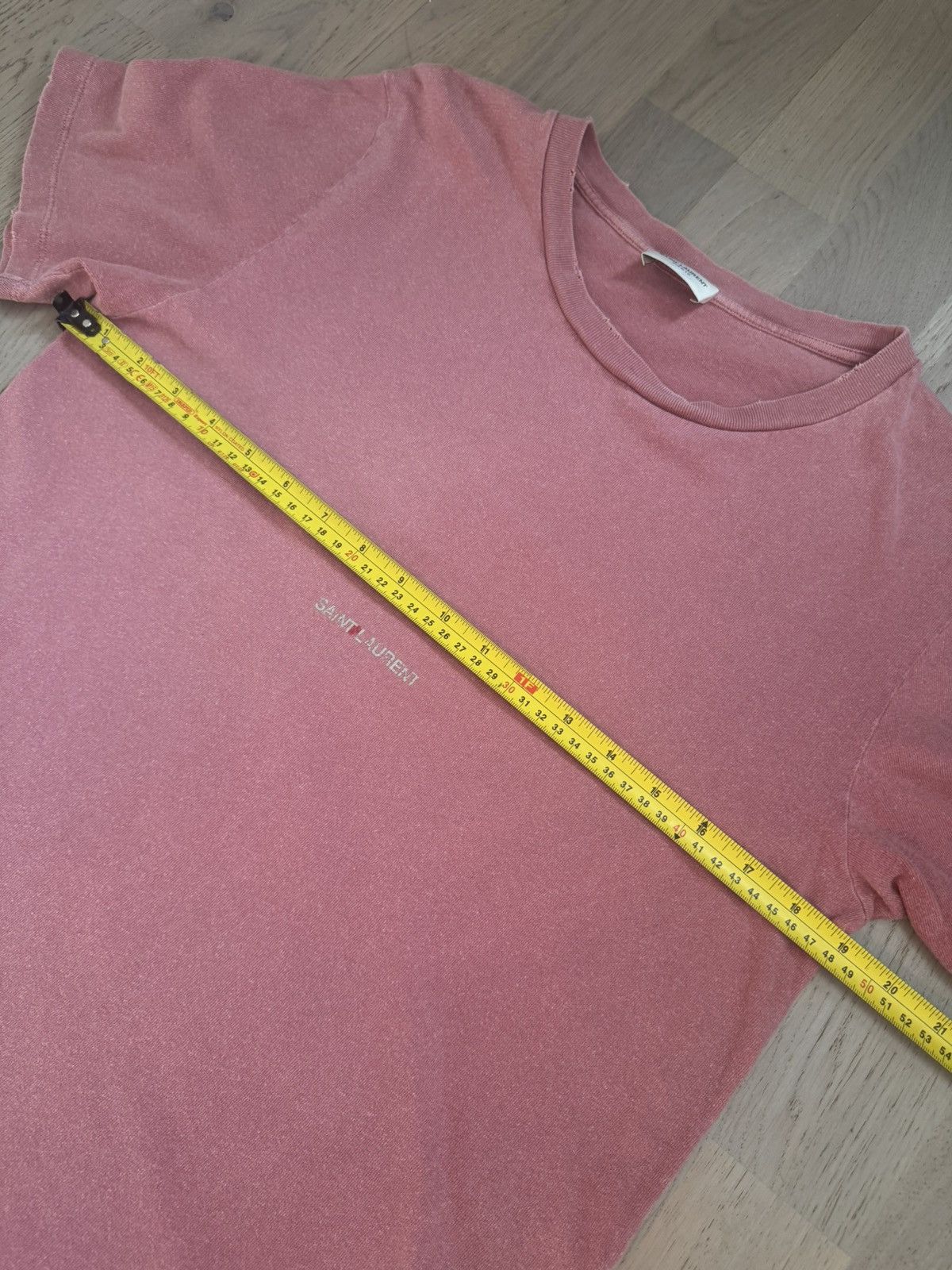Saint Laurent Paris SAINT LAURENT tshirt STUDY REAL TAPE MEASUREMENTS IN PHOTOS Size US XS / EU 42 / 0 - 6 Thumbnail