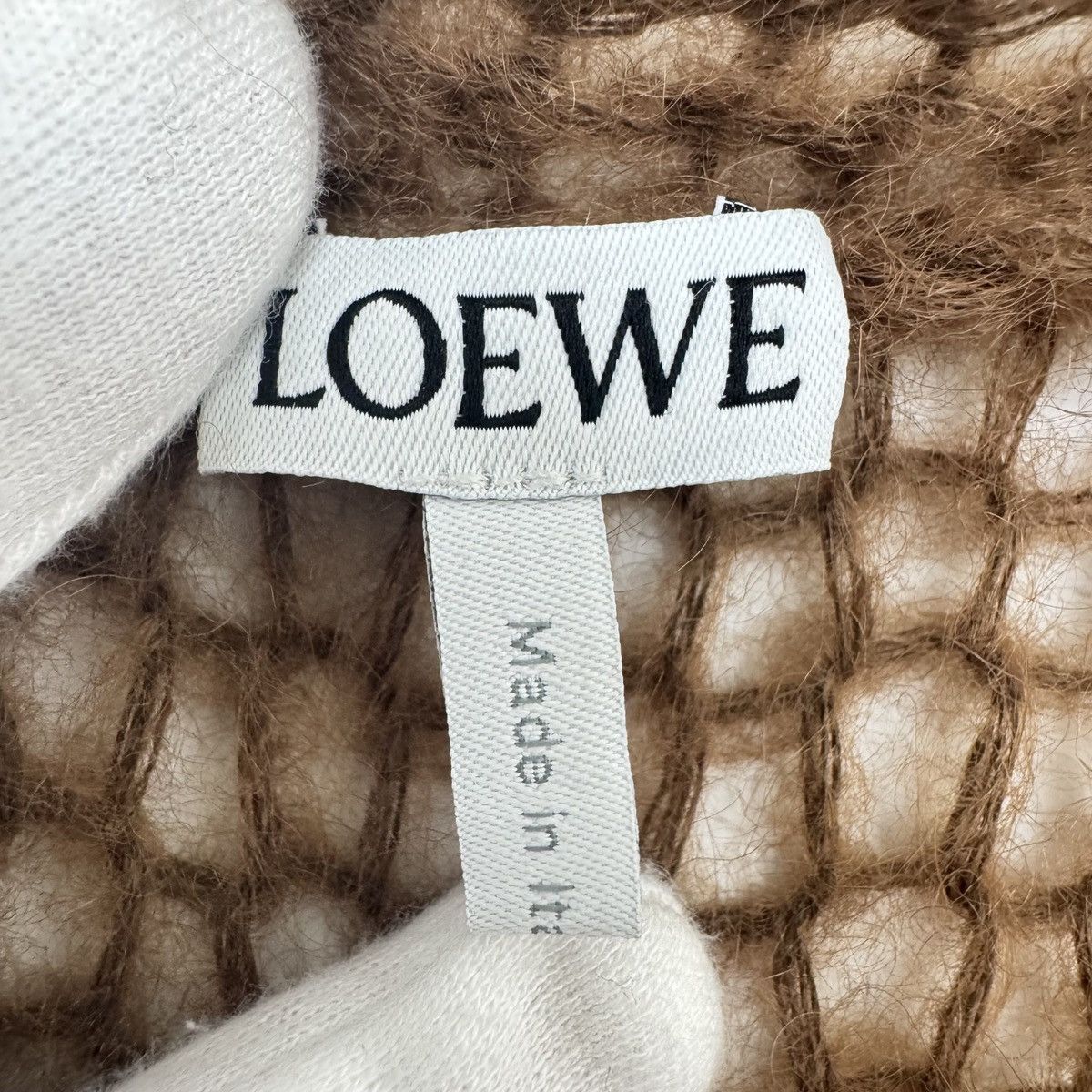 Loewe LOEWE Solid Color Mohair Blend Hollow Out Knit Sweater K26WX Size XS / US 0-2 / IT 36-38 - 8 Thumbnail