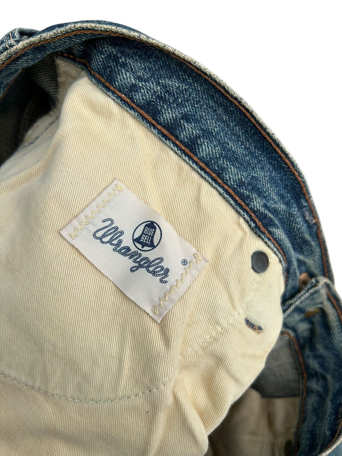 Kapital Vintage Wrangler Blue Bell Selvedge Distressed Denim Jeans Size US 29 - 7 Thumbnail