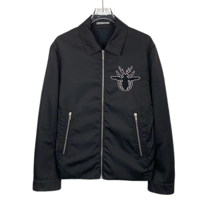 Dior Dior Black bee embroidery lapel zipper jacket 2501-Nextarro Size US S / EU 44-46 / 1 - 1 Thumbnail
