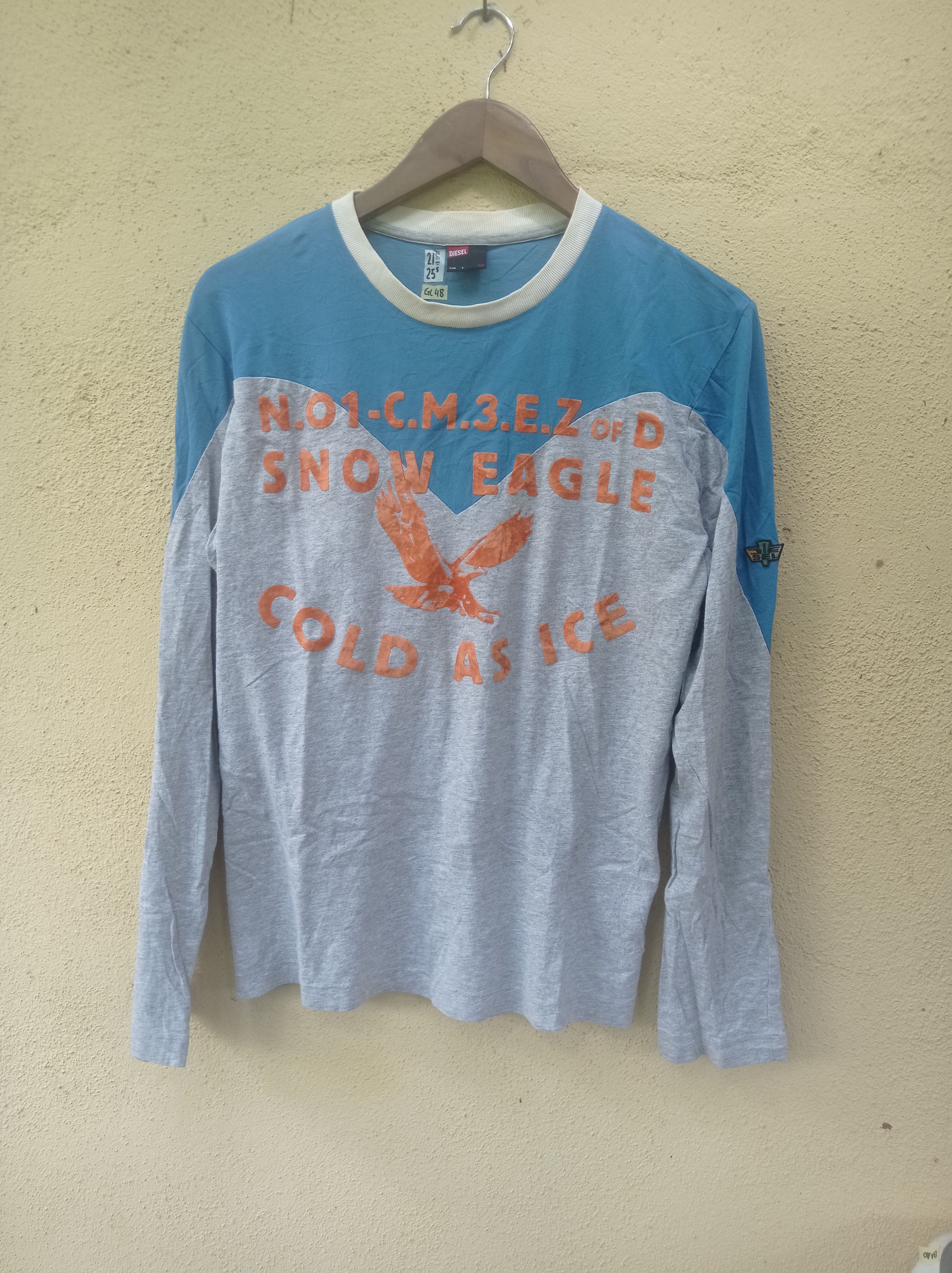 Diesel Diesel snow eagle cold as ice long sleeve #GL48 Size US M / EU 48-50 / 2 - 1 Thumbnail