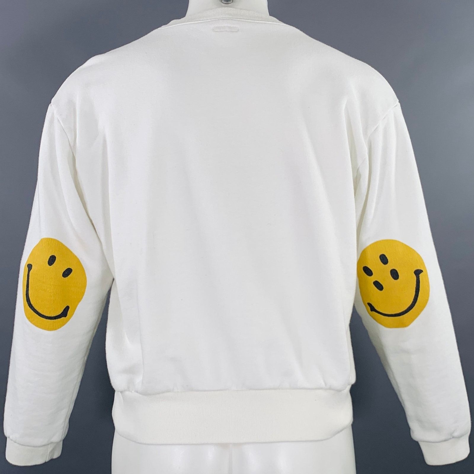 Kapital KAPITAL S White Yellow Cartoon Cotton Crew Neck Sweatshirt Size US S / EU 44-46 / 1 - 3 Thumbnail