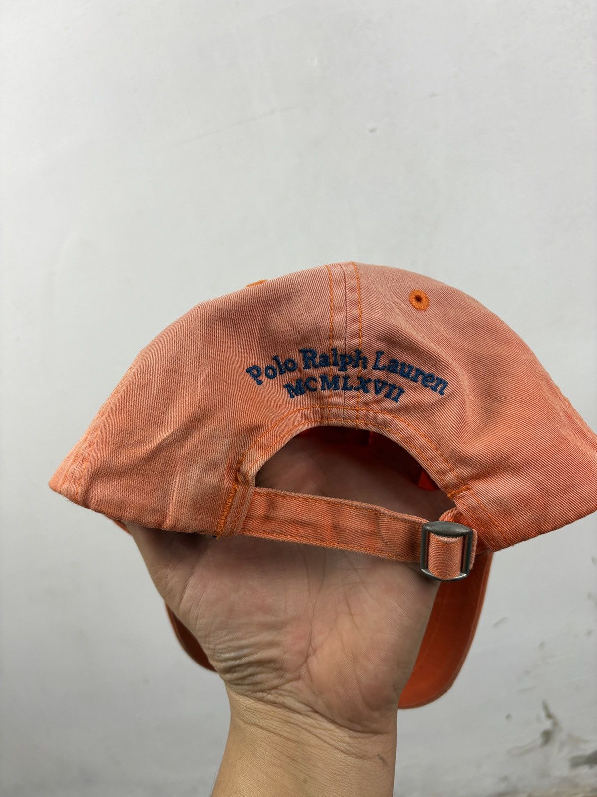 Ralph Lauren Vintage Polo Ralph Lauren Hat Baseball Cap Faded Orange Size ONE SIZE - 6 Thumbnail
