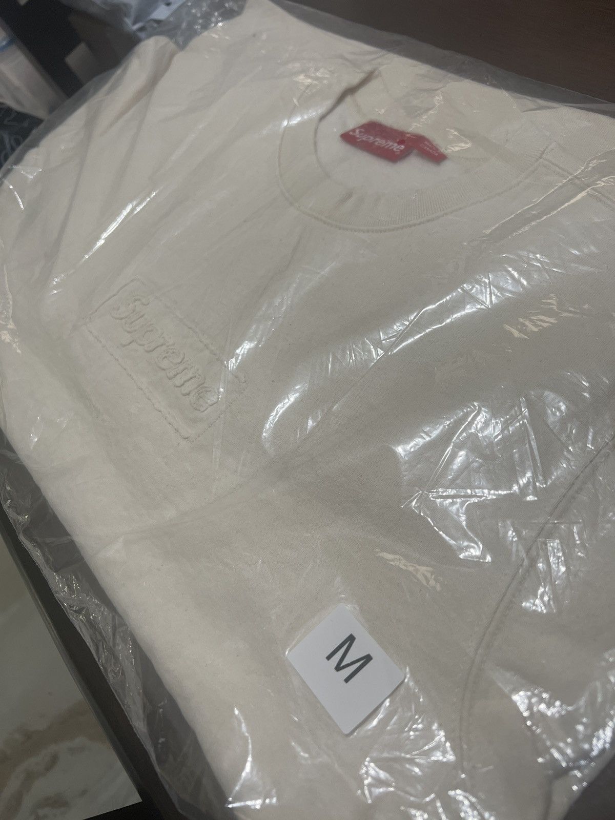 Supreme Supreme Cutout Logo Crewneck (SS20) Size US M / EU 48-50 / 2 - 3 Thumbnail