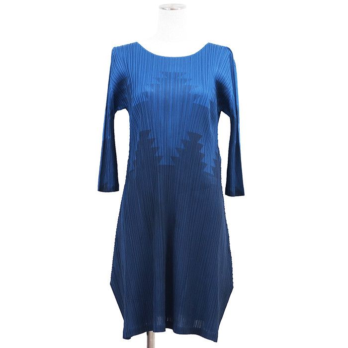 Issey Miyake Issey Miyake Pleats Please Pleated Dress Textile Dresses DUTY FREE for USA Size ONE SIZE - 1 Thumbnail