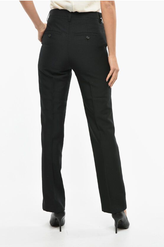 DEPARTMENT5 og1mm0624 Solid Chinos Pants in Black Size 38" / US 16 / IT 52 - 2 Thumbnail