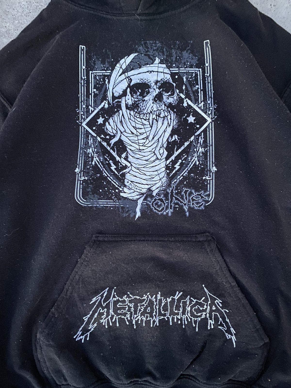 Band Tees × Metallica Vintage Y2K Metallica Pushead Album One Band Hoodie Size US M / EU 48-50 / 2 - 2 Thumbnail