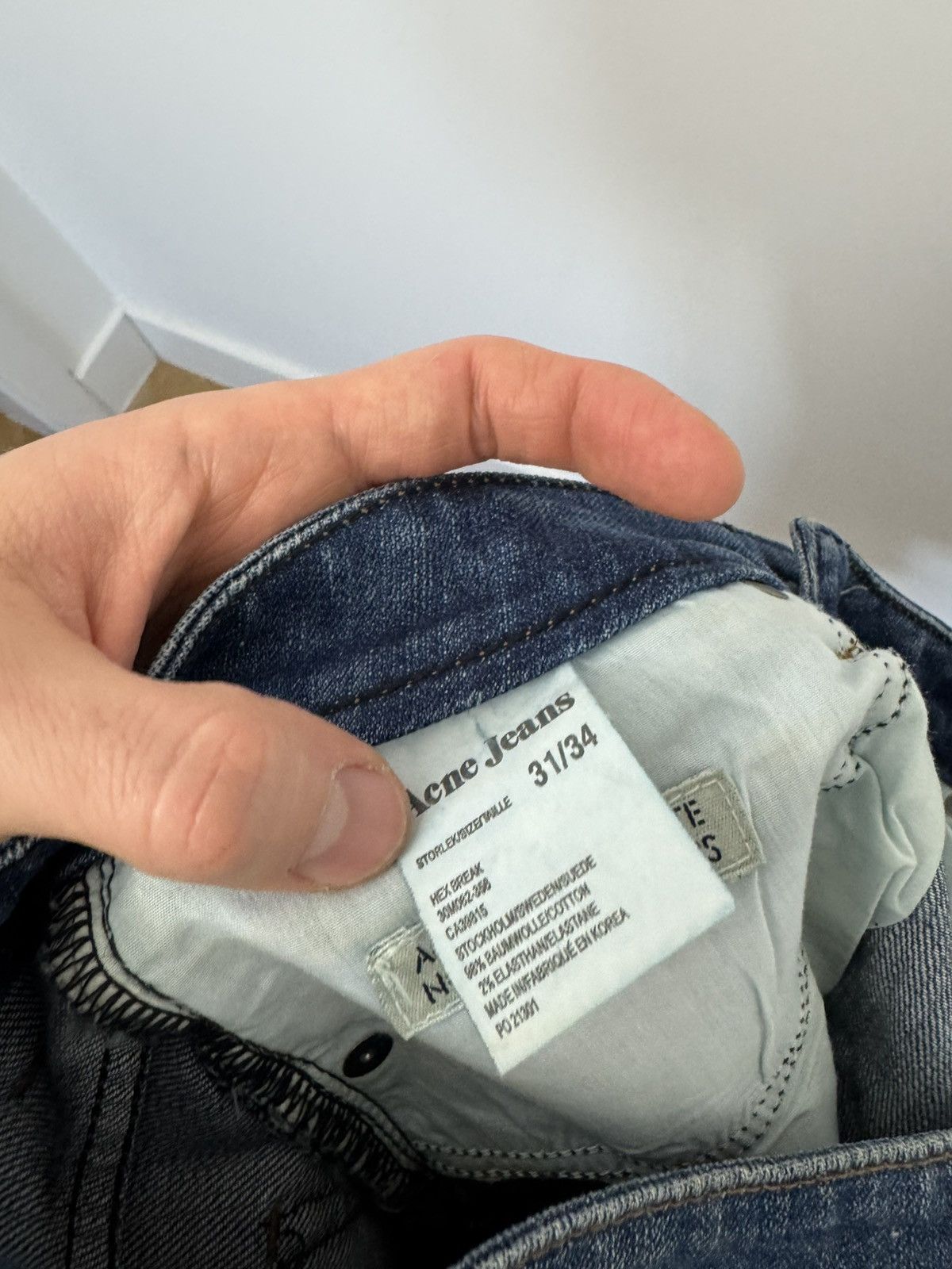 Acne Studios Acne Studios Jeans Slim Fit Denim Pant Rock Casual Luxury Size US 31 - 5 Thumbnail