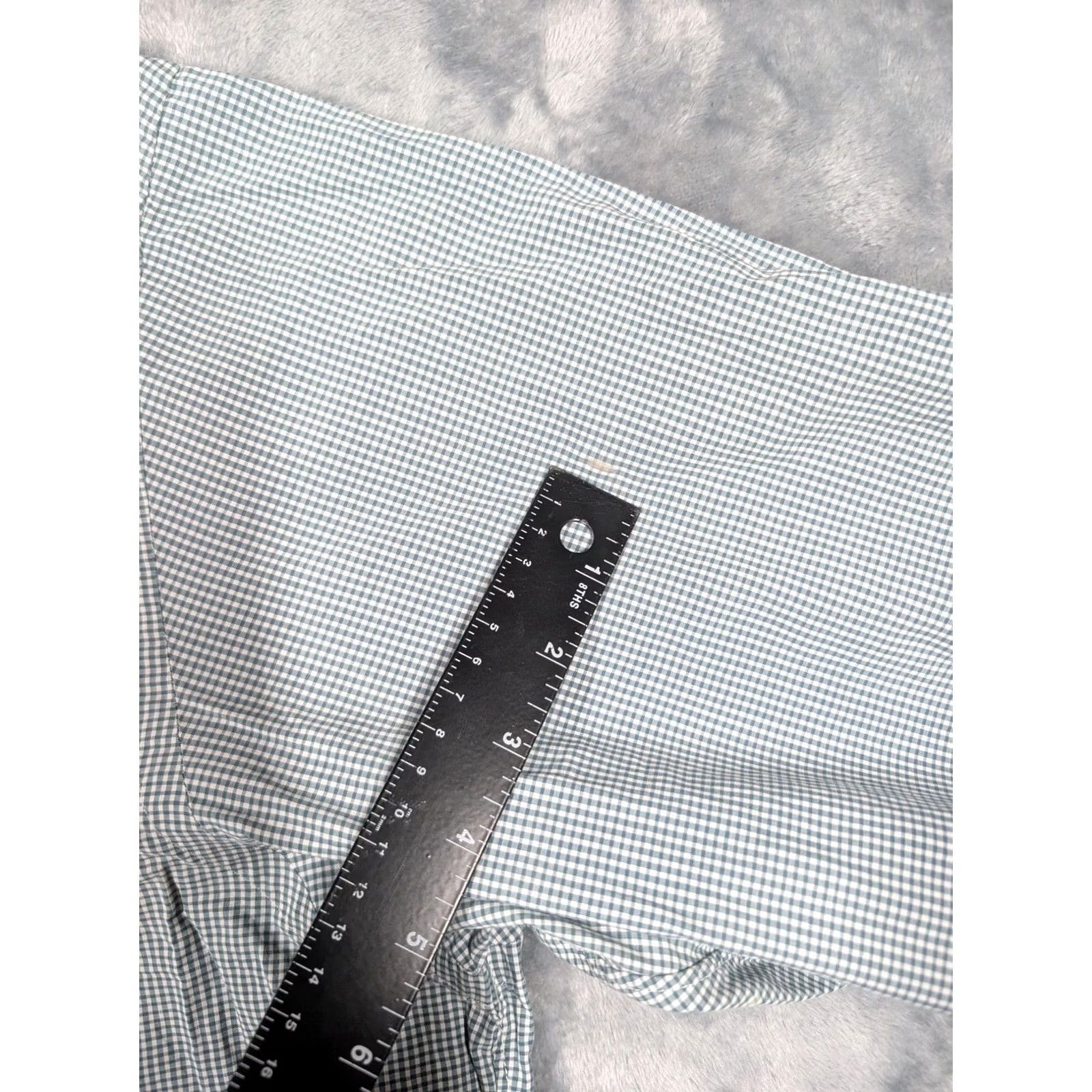 Brooks Brothers VINTAGE Brooks Brothers Shirt Mens 17-4 Green Gingham Button-Down USA 90s Dress Shirt Mens Size US XL / EU 56 / 4 - 5 Thumbnail